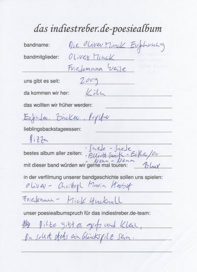 poesiealbum oliver minck erfahrung