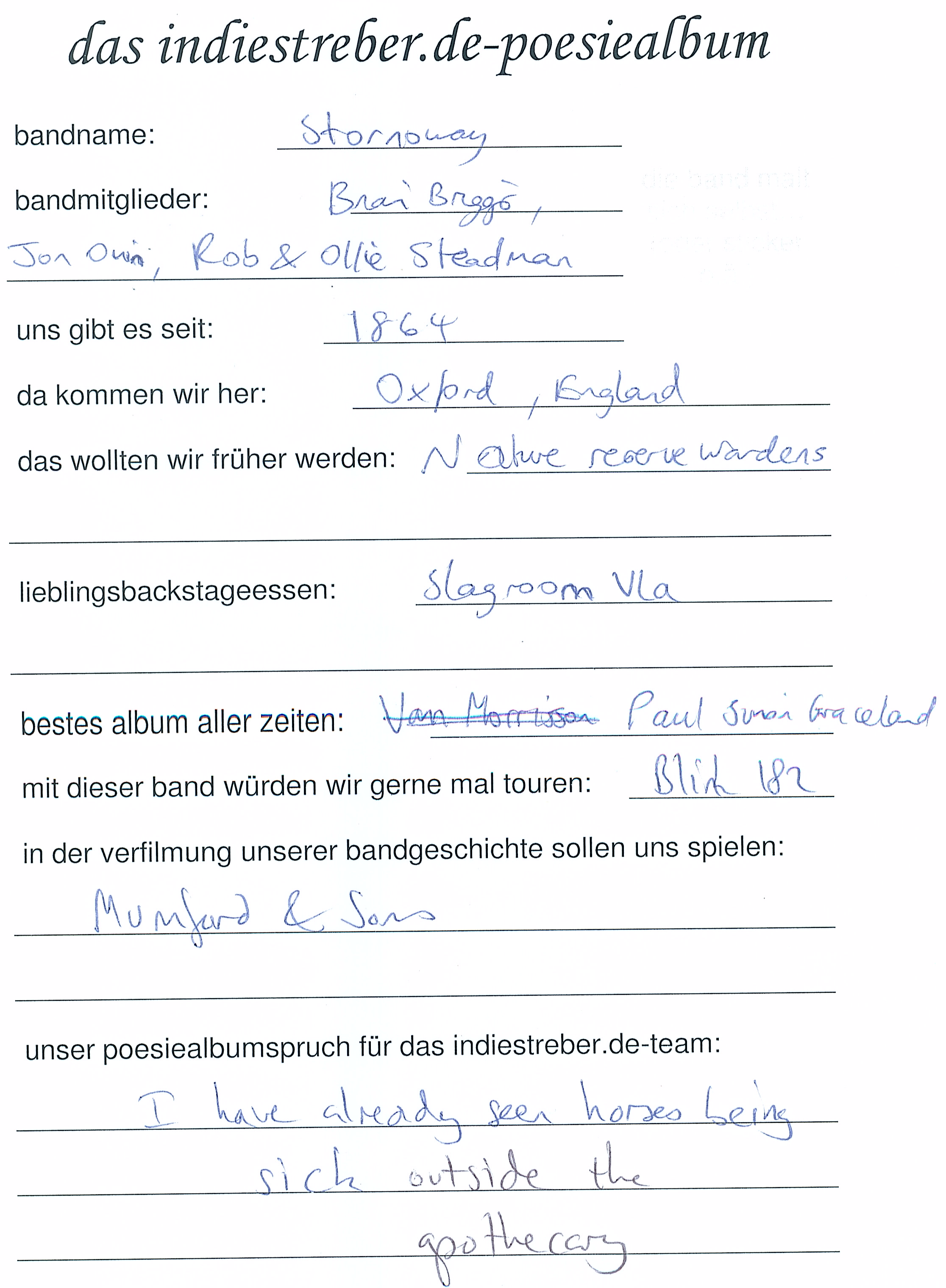 poesiealbum spandau